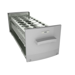 Rack, Code 204, Holds 27 28 x 57 mm Scintilation Vials (20 mL)